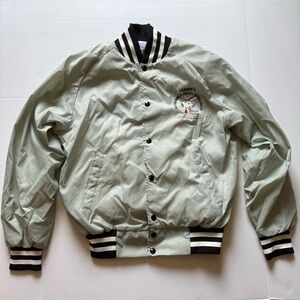 NWOT Mint Green Snoopy Bomber Jacket